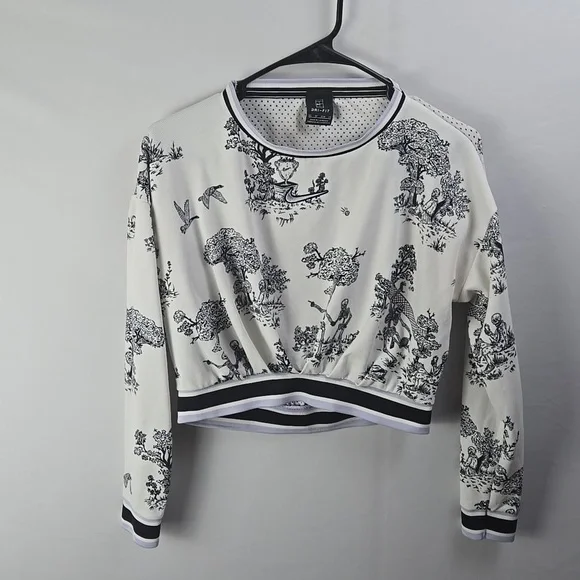 Nike Women's Court Paris Dri-FIT Long Sleeve Skull Tennis Top Sz XS - Picture 1 of 10